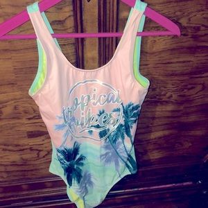 JUSTICE  size 20 girls one piece swimsuit